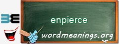 WordMeaning blackboard for enpierce